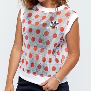 Adidas Originals Women Tank Shirt - White
